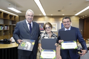 Nilda Gondim e Vital Filho recebem homenagem do Tribunal Superior do Trabalho
